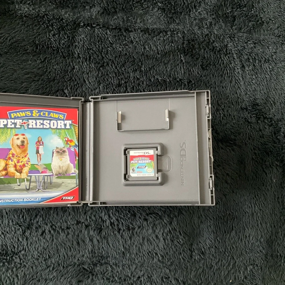 HQ Paws & Claws Pet Resort Nintendo DS Game - Red Cover